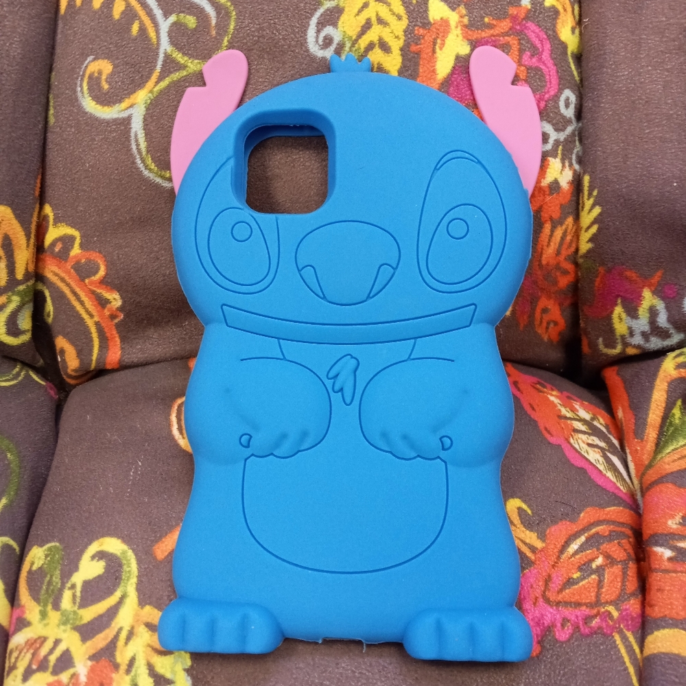 Blue and Pink Cartoon Character Phone Case